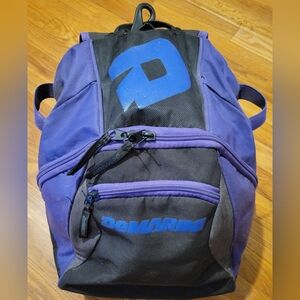 DeMarini Purple and Black Softball/Baseball Bat Backpack